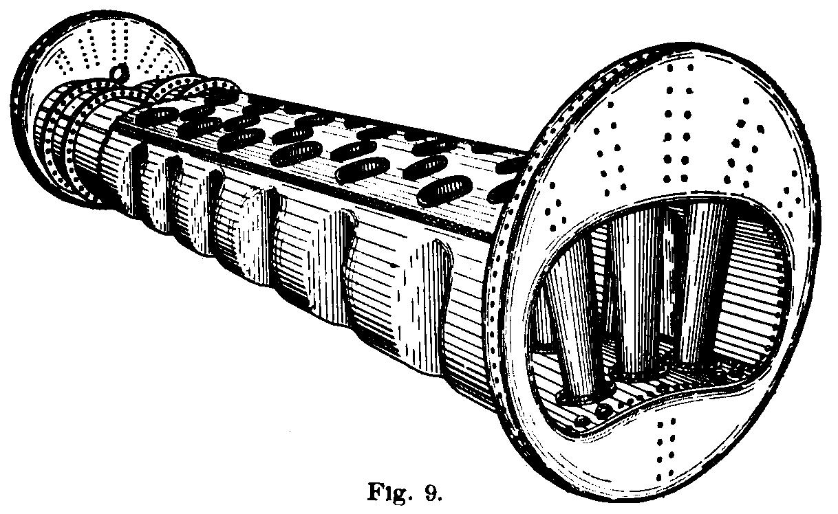 Flue Boilers - Galloway Boiler Horizontal Two-Flue Internally-Fired Galloway Tubes Flue Boilers - Galloway Boiler Horizontal Two-Flue Internally-Fired Galloway Tubes