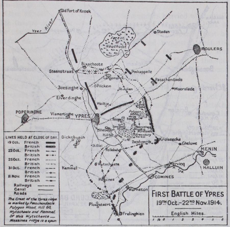 the Battle of Ypres the Battle of Ypres