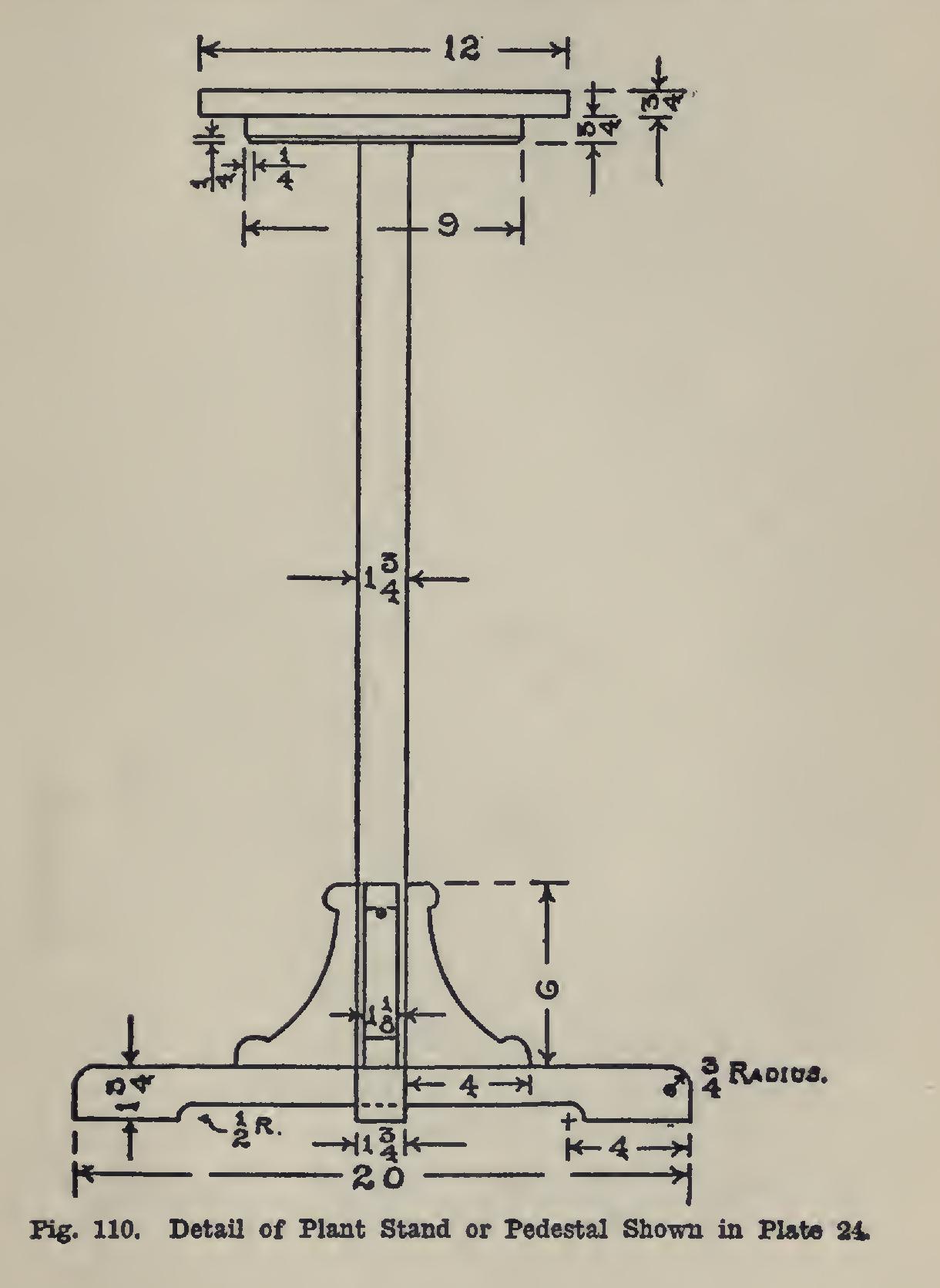 A Plant Stand or Pedestal A Plant Stand or Pedestal