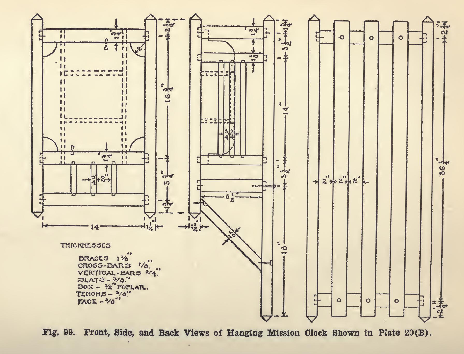 Hanging Clock of Mission Design Hanging Clock of Mission Design